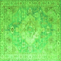 Tradicionalne prostirke u zelenoj boji, promjera 7 inča