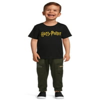 Harry Potter Toddler Boy Sublimirani Zip Up Hoodie i set majica, veličine 2T-5T