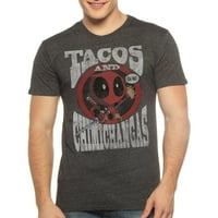 Deadpool muški tacos i chimichangas grafički tinejdžer