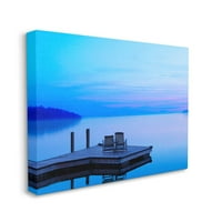 James McLaughlin lake landscape ljubičasta i plava fotografija 30 24 Slikarstvo umjetnički tisak na platnu