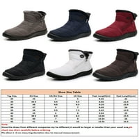 2 / ženske zimske tople cipele, čizme za snijeg s plišanom podstavom, čizme s patentnim zatvaračem, Ležerne ženske