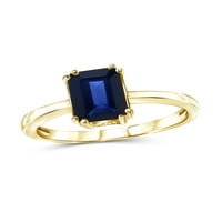 Jewelersclub Sapphire Ring Birthstone Nakit - 2. Karat Sapphire 14K Zlatni nakit od srebrnog prstena - prstenovi
