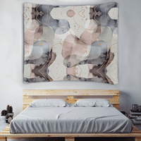 Geometrijski listovi Moderni lijepi zidni tapiseri tapiseriji Estetski zid Viseći ukras spavaće sobe u dnevnoj