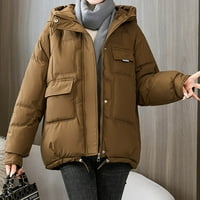 Ženski kaputi, jakne u prodaji i na rasprodaji, ženske kratke jakne s patentnim zatvaračem s kapuljačom, široke