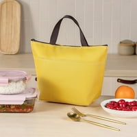Torba za ručak od A-liste, jednobojna lagana torba za ručak, izolirana torba, sklopiva Vodootporna termalna vrećica