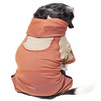Džemper za joge za pse s kapuljačom Pet Life ® Active 'Fur-Breeze' srednje težine, растягивающийся u 4 strane