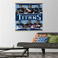 Tennessee Titans - zidni plakat tima s magnetskim okvirom, 22.375 34