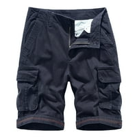 Muške sportske kratke hlače za muškarce ljetna moda na otvorenom Ležerne jednobojne sportske kratke hlače s više