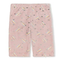Sweet Dreams Girls plišani set pidžama, 2-komad, veličina 4-12, s besplatnim scrichie