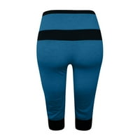 Plus veličine Capri hlače za žene trening joggers capris hlače rastezanje atletskih joga hlača visokog struka