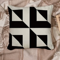 Ukrasi za Noć vještica crno bijelo vodootporno zagrljaj jastuka dizajn kućanstva uzorak pijesak jastuk jastuk