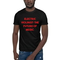 2XL crveni električni violinist: Budućnost glazbene majice s kratkim rukavima po nedefiniranim darovima
