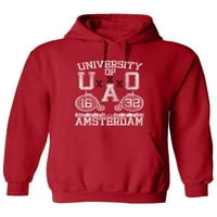 Amsterdam University Hoodie Men -Mimage by Shutterstock, muški X -veliki