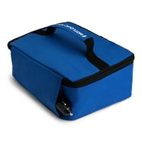 Torba za zagrijavanje hrane, 12-inčna torba za ručak sa staklenim posuđem, plava