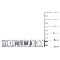 2- Carat T.G.W. Moissanite 10k Polu-uvjet bijelog zlata