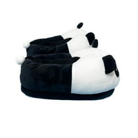 Papuče za stopala zimske cipele obložene krznom topla kućna obuća crno-bijela europska veličina 35-43