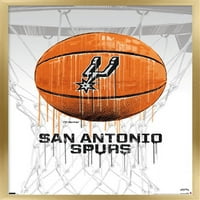 Zidni poster San Antonio Spurs - kapanje košarke, 14.725 22.375