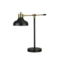 29 moderna metalna stolna svjetiljka Srednjeg stoljeća, protuteža sa zlatnim naglascima, uključena LED svjetiljka,