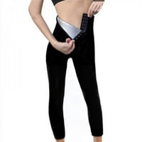 Greyghost ženski trbušni bokovi znojne hlače joga sauna greda visokog struka fitnes hlače za dojenje hlača xxl