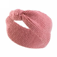 & ženska modna boemska traka za glavu koja zadržava toplinu ženska modna traka za glavu ružičasta Jedna veličina