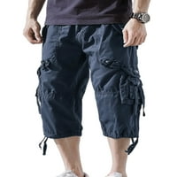 Muške hlače u donjem dijelu srednjeg struka elastične hlače široka odjeća za slobodno vrijeme teretna mornarica