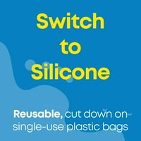 Pyre Mickey Mouse Mouse za višekratnu upotrebu silikonske torba za odlaganje hrane