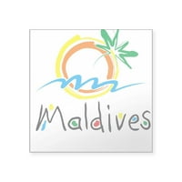 Naljepnica-Maldivi-kvadratna naljepnica 3 3