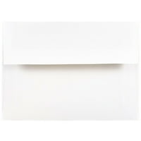 Omotnice za pozivnice obložene folijom, 1/2, bijele sa srebrnom folijom, kutija za volumen od 250 g