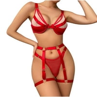 Tawop Women Lingerie Plus remen donje rublje plus veličina donje rublje crvena veličina 4