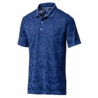 Puma evoKnite camo sodalite plavi golf polo mens