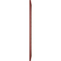 Ekena Millwork 15 W 51 H True Fit Pvc Horizontalni sloj Moderni stil Fiksni nosač, paprika crvena