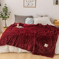 Zimska čvrsta boja gusta topli kauč kauč krevet mekana bacanja pokrivač spavaća soba posteljina