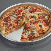 Duboka posuda za pizzu od 14, Aluminij, doživotno jamstvo, 14 14 1.75