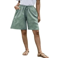 Colisha žene mini hlače ravne noge bermuda kratke hlače srednjeg struka ljetne plaže kratke hlače casual jogging