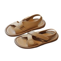 Cipele za plažu za djevojčice i dječake, Ležerne ravne sandale s remenom za gležanj, ljetne sandale s otvorenim