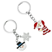 Privjesci za ključeve Božićni prstenovi Djed Mraz Božićna čarapa crtani privjesci za ključeve snjegović rođendanski
