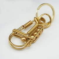 Privjesak za ključeve za ptice viseći lanac viseći ukras za automobilski privjesci za ključeve Muškarci Žene zlatne