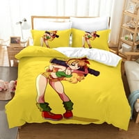 Anime Dragon Ball Z pokrivač i jastučnice za spavaću sobu lagani crtani film Goku Saiyan Vegeta Comforter posteljina