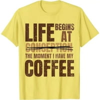 Život počinje onog trenutka kad popijem kavu