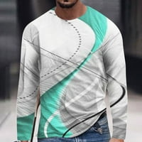Džemperi za muškarce, grafički 3-inčni vrhovi, Proljeće-Jesen, Okrugli vrat, Dugi rukav, majica bez rukava, bluza