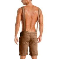Ljetne muške labave Ležerne sportske naramenice Plus size Vintage muške teretne hlače