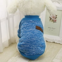 Odjeća za kućne ljubimce dres mekani topli džemper zadebljanje košulja za pse zimski džemper za štence za male