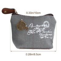 Ženska Vintage vjetrovita platnena Torbica za novčiće prijenosna Torbica za novčiće lijepa modna mini torbica