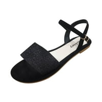 sandale; modne sandale; Ležerne ženske ravne sandale; Plus Size; ljetne ženske sandale s kopčom; ljetne jednobojne