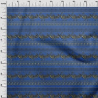 Oneoone pamučna poprilična tkanina cvjetna i pauna blok tkanina za ispis bty široka