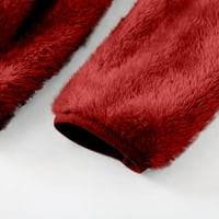 Zimska rasprodaja Ženski topli kaput s patentnim zatvaračem zimska jakna obična ležerna gornja odjeća s kapuljačom
