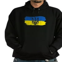 CAFEPRESS - Podrška Ukrajincima zastava Vintage Ukrajinska dukserica - Pulover Hoodie, klasična, udobna dukserica