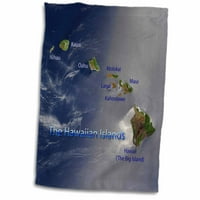 3ND - pogled na Havajske otoke-ručnik, od