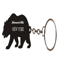 Suvenir metalni privjesak za medvjede iz njujorških Shinnecock Hillsa