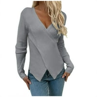 Rasprodaja modnih džempera s dugim rukavima za žene Plus Size modne ženske zimske pulovere u obliku slova A. u